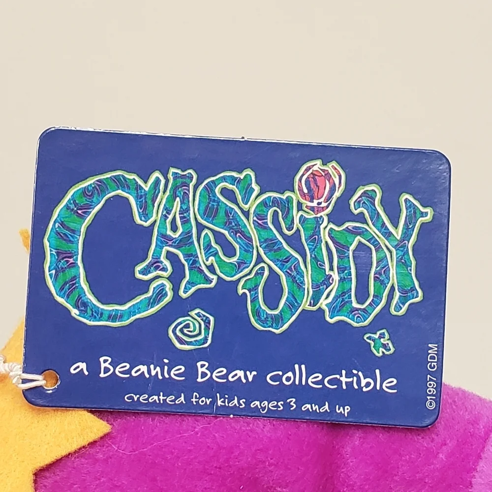 Steven Smith Grateful Dead Cassidy Beanie Bear Stuffed Animal Plush - Picture 3 of 7